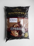 Прикормка ПРИВАДА Эксперт Сом (коричневый), 1кг (уп.12шт)